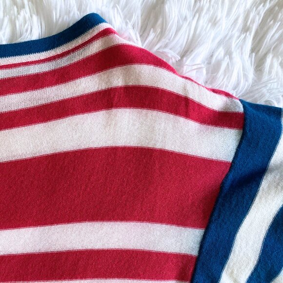 ✨SUMMER SALE✨ Rainbow Stripped Maxi T-Shirt Dress - Medium - Picture 3 of 6